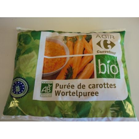 Carrefour Bio 450G Purée De Carottes Crf
