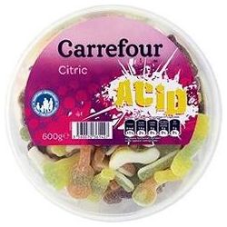 Carrefour 600G Boîte D'Assortiment Bonbons Gelifies Acidules Crf