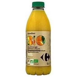 Carrefour Bio 1L Pur Jus D'Orange Crf