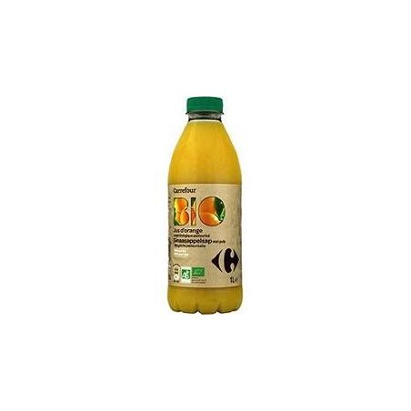 Carrefour Bio 1L Pur Jus D'Orange Crf