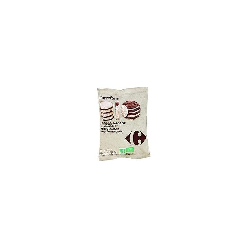 Carrefour Bio 60G Mini Galettes De Riz Au Chocolat Noir Crf