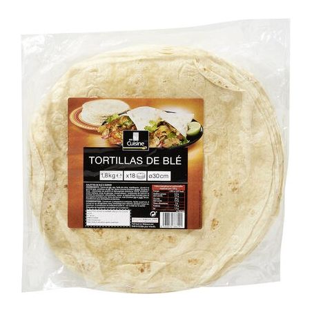 En Cuisine 180G Tortillas De Ble 30Cm