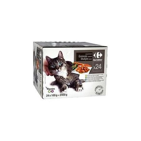 Crf Comp Vitali 24X100G Assortiment De Ptées Pour Chats Viandes/Poissons