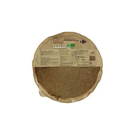 Carrefour Bio 200G Galettes De Blé Noir X4 Crf