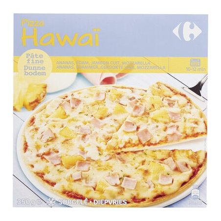 Carrefour 350G Pizza Pate Fine Hawai Crf