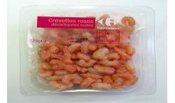 Carrefour 125G Crevettes Roses Cuites Et Décortiquées Crf