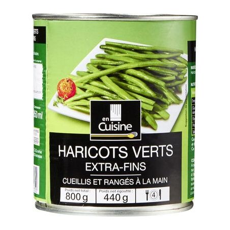 En Cuisine 440G Haricots Verts Extra Fins