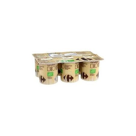 Carrefour Bio 6X60G Fromages Frais Nature 20% Mg Crf