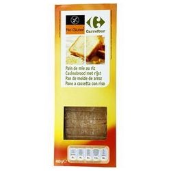 Carrefour No Gluten 480G Pain De Mie Au Riz Crf