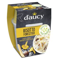 D'Aucy Plat Préparé Risotto Forestier : La Coupelle De 300G