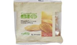 Carrefour Bio 250G Madeleines Pur Beurre Crf