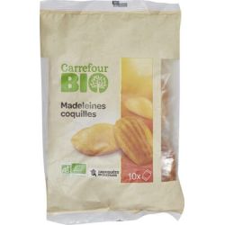 Carrefour Bio 250G Madeleines Pur Beurre Crf