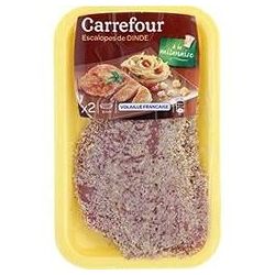 Carrefour 260G X2 Escalopes Dinde Milanaise Crf Classic