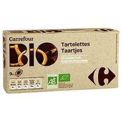 Carrefour 125G Tartel.Bio Choco Nr Crf