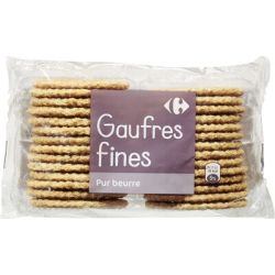 Carrefour 300G Gaufres Fines Pur Beurre Crf