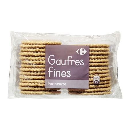 Carrefour 300G Gaufres Fines Pur Beurre Crf
