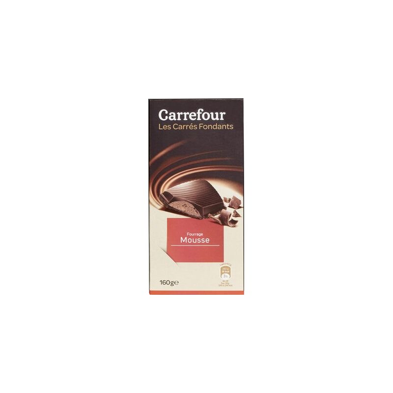 Crf Cdm 160G Tablette Chocolat Noir Fourré Mousse