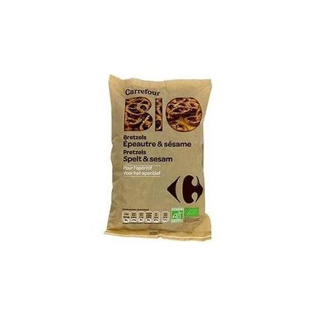 Carrefour Bio 150G Bretzels À L'Epeautre Et Au Sésame Crf