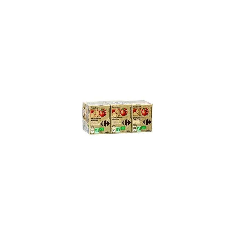 Carrefour Bio 6X20Cl Brique Pur Jus De Pomme Crf