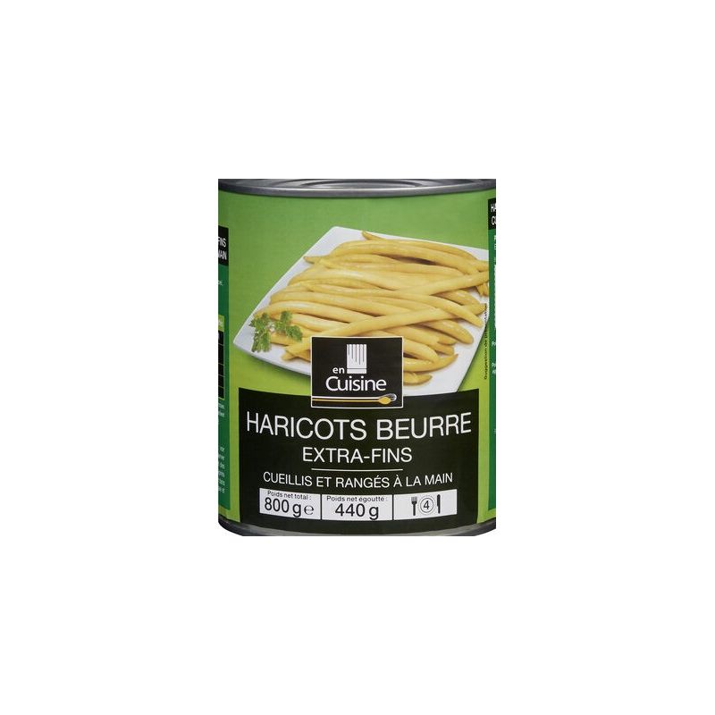 En Cuisine 4/4 Haricots Beurre Extra Fins