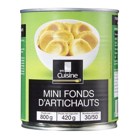En Cuisine 4/4 Mini Fonds D'Artichauts