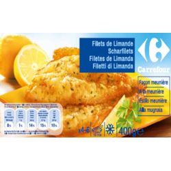 Carrefour 400G Flt Limande Meuniere Crf