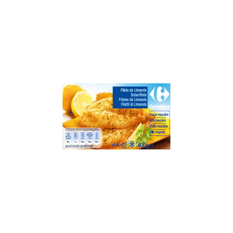 Carrefour 400G Flt Limande Meuniere Crf
