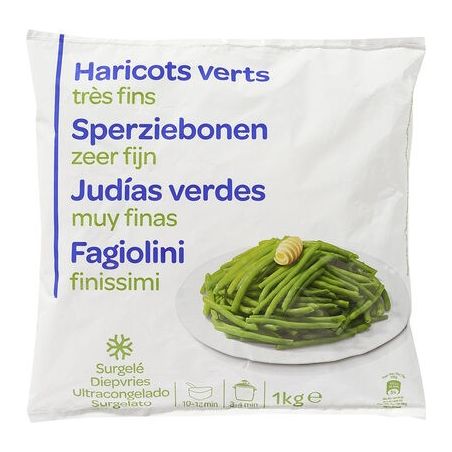 Pp Blanc 1Kg Haricots Verts Très Fins