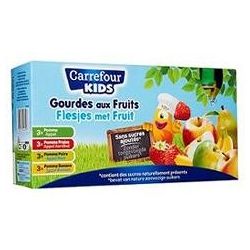 Crf Classic 12X90G Gourde De Purée Fruits Panaché Sans Sucres Ajoutés Kids