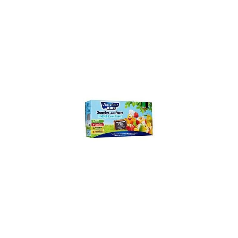 Crf Classic 12X90G Gourde De Purée Fruits Panaché Sans Sucres Ajoutés Kids