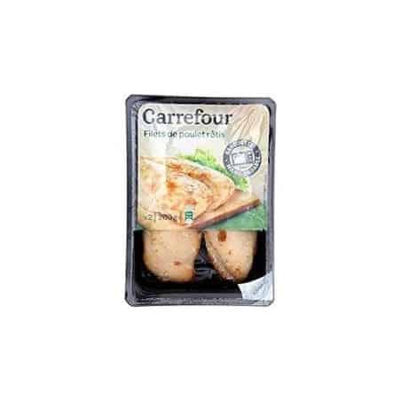 Carrefour 2X100G Filets De Poulet Rôtis Crf Extra