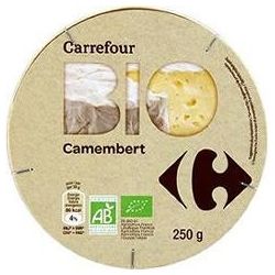 Carrefour Bio 250G Camembert Pasteurisé Crf