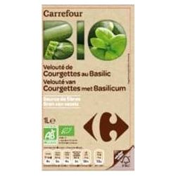 Carrefour Bio 1L Velouté De Courgettes Et Basilic Crf