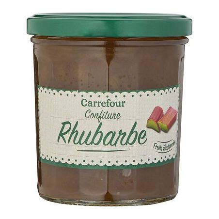 Carrefour 370G Confiture De Rhubarbe Crf