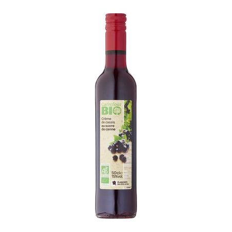 Carrefour Bio 50Cl Creme Cassis 15% Crf