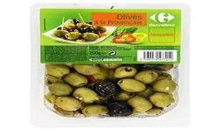 Carrefour 200G Olives Vertes Dénoyautées Provençale Crf