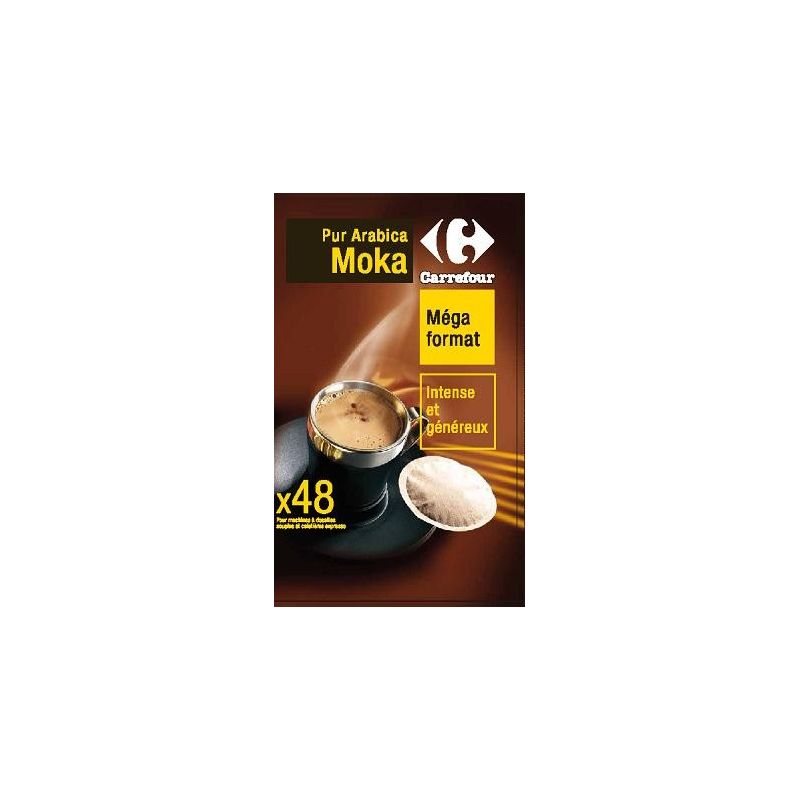Carrefour 336G Dosettes De Café Moka X48 Crf