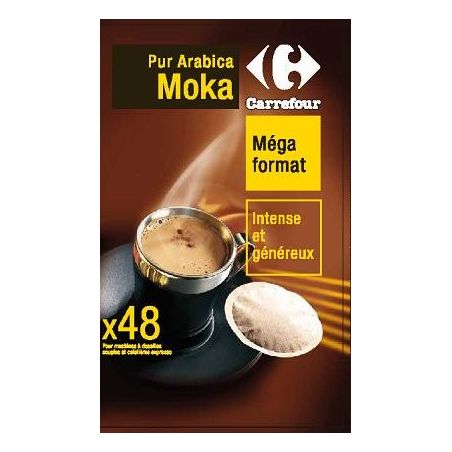 Carrefour 336G Dosettes De Café Moka X48 Crf