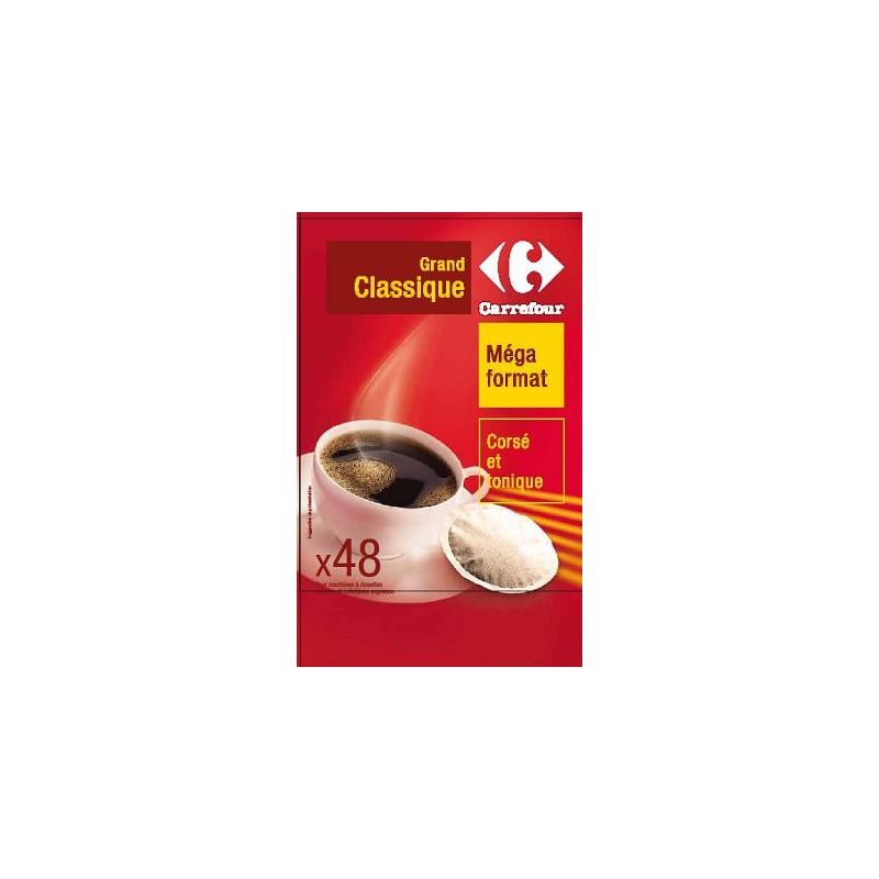 Carrefour 48X7G Dosettes De Café Grand Classique Crf