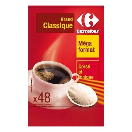 Carrefour 48X7G Dosettes De Café Grand Classique Crf