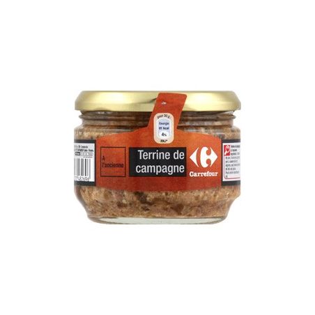 Carrefour 180G Verrine De Pté Campagne Crf