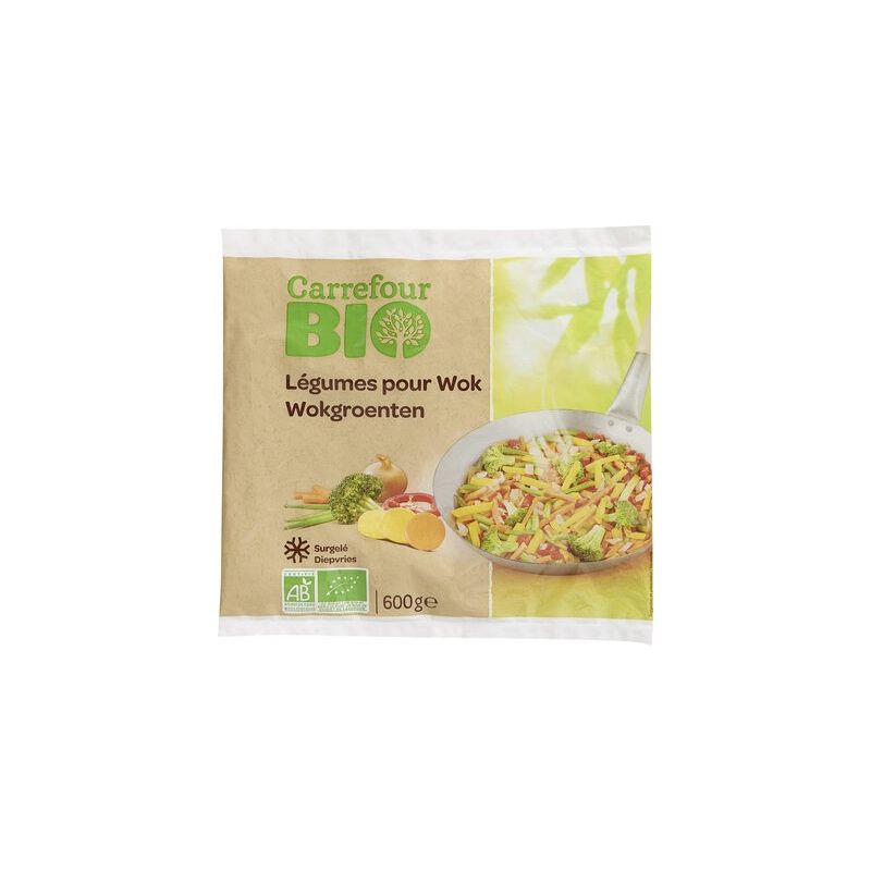 Carrefour Bio 600G Légumes Pour Wok Crf