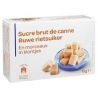 Pp Blanc 1Kg Sucre Brut De Canne En Morceaux