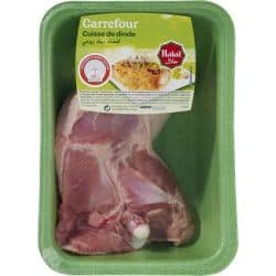 Carrefour Kg Cuisse De Dinde X1 Crf Halal