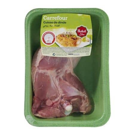 Carrefour Kg Cuisse De Dinde X1 Crf Halal