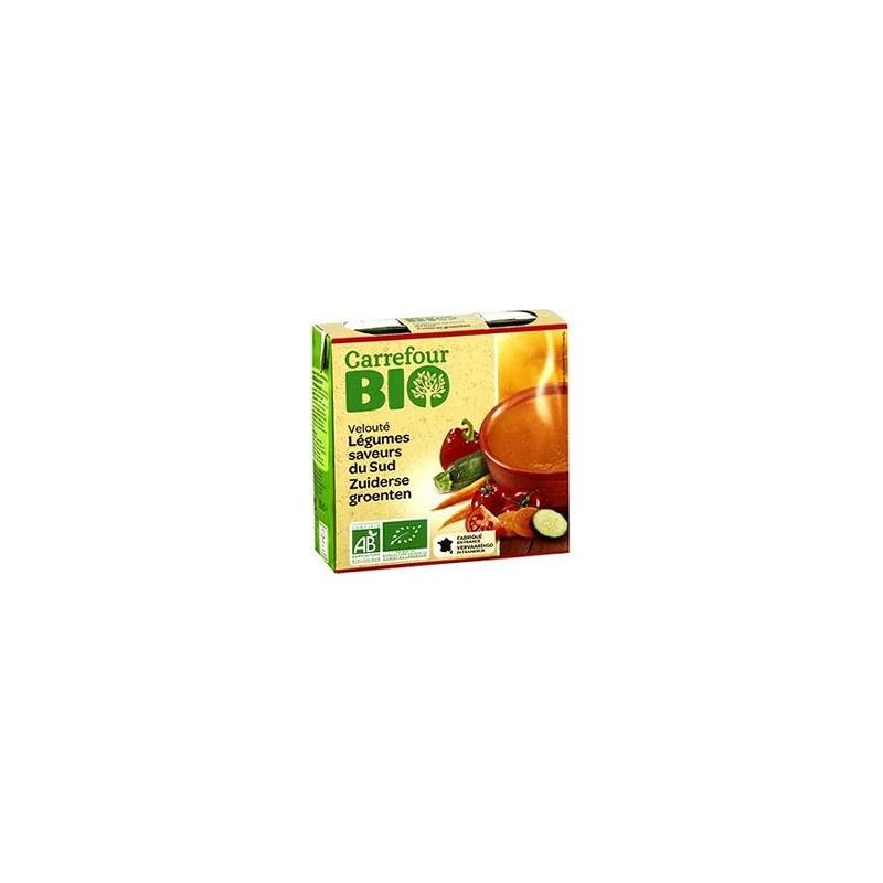 Carrefour Bio 2X30Cl Velouté Aux Légumes Saveurs Du Sud Crf