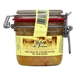 Foie gras de canard entier Halal MARQUIS D'ALEZAC : le bocal de