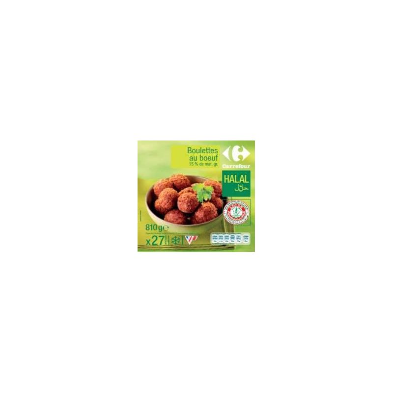 Crf Cdm 810G Boulettes De Bœuf Halal 51% Mg