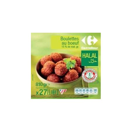 Crf Cdm 810G Boulettes De Bœuf Halal 51% Mg