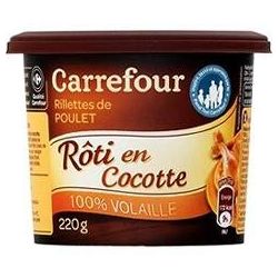 Carrefour 220G Rillettes De Poulet Crf